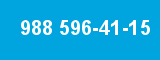 988 596-41-15 988 596-41-15